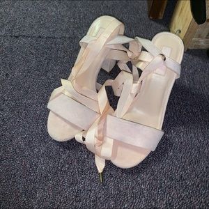 Pink heels